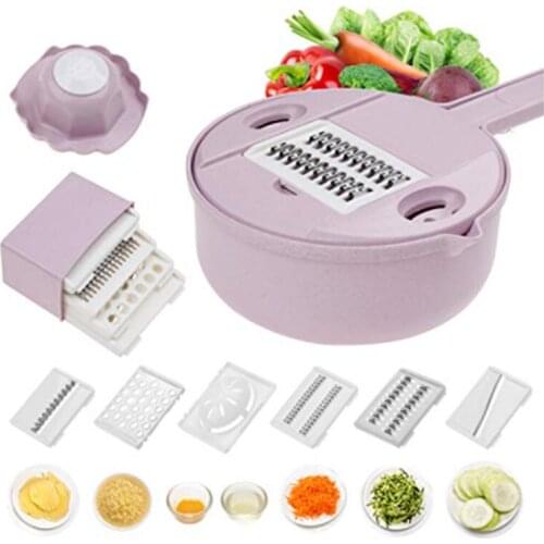 Mandoline Slicer Cutter Chopper Groentensnijder Rasp Ronde Keuken Multifunctionele Versnipperen Rasp Fruit Dunschiller Wassen Le