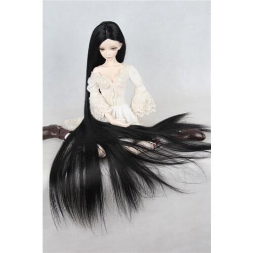 Bybrana 70cm BJD Wig For 1/3 1/4 1/6 1/8 High Temperature Fiber Girl Multi-Color Very Long Hair For Dolls