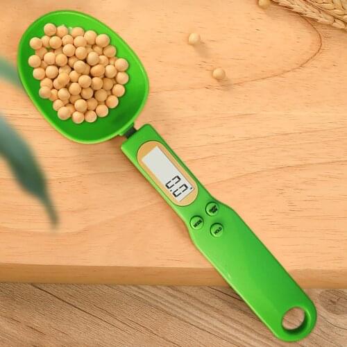 500g/0.1g Portable LCD Digital Kitchen Scale Measuring Spoon Gram Electronic Spoon Weight Volumn Food Scale New High Quality