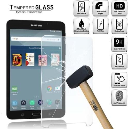 Tablet Tempered Glass Screen Protector Cover for Samsung Galaxy Tab A Nook 7.0" Explosion-Proof Breakage Tempered Film
