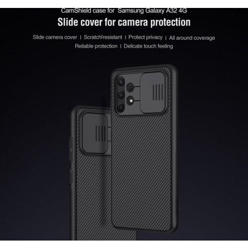 Camera Protection Case for Samsung A32 4G Nillkin Slide camera Protection Cover For Samsung Galaxy A32 4G Lens cover back Case