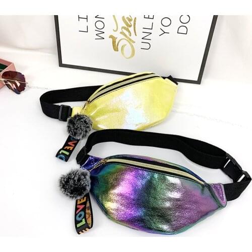 Women Girls Waist Pack Belt Outdoor Bag Pouch Hip Bum Bag Travel Sport Small Purse Colorful High Quality