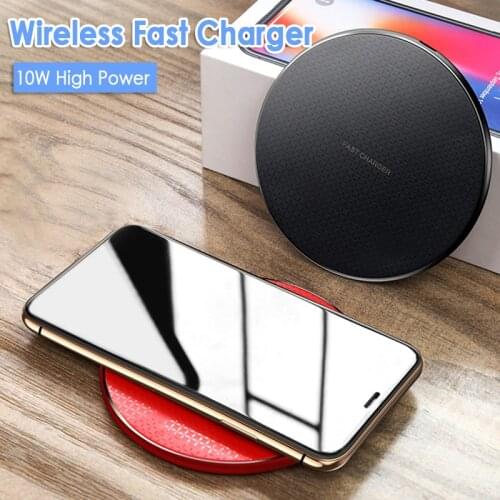 10W Fast Charging Pad for Samsung Note 9 Note 8 S10 Plus10W Wireless Charger for iPhone 11 Xs Max X XR 8 Plus