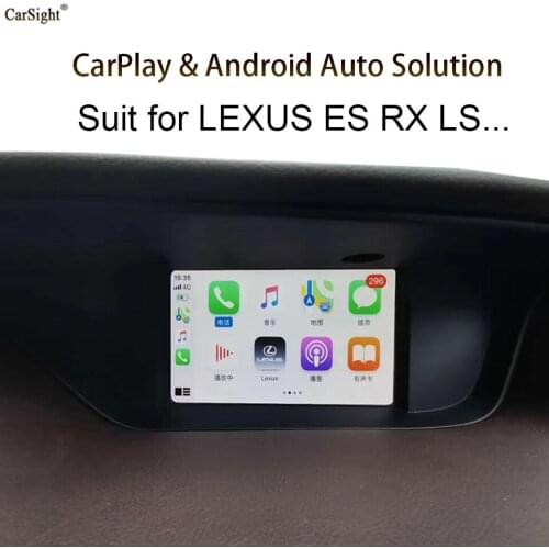 2020 New Released Wireless Android-Auto Mirror-Link CarPlay for Lexus ES Support MP5 Phone Spotify Maps Navigator