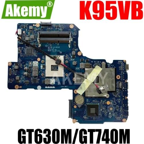 Akemy K95VB Motherboard For Asus R900V K95V A95V K95VM ZAY90 LA-A681P Mainboad GT740M fully tested