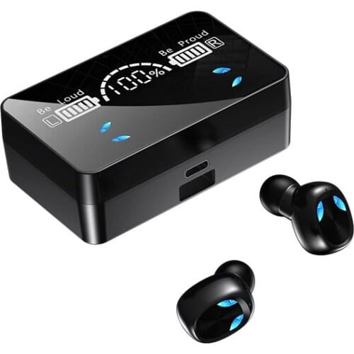 X3 Wireless Sport Earphones Bluetooth V5.1 Compatible 2000mah Battery In-ear Earbuds for Mobile Phone Gaming Headphones