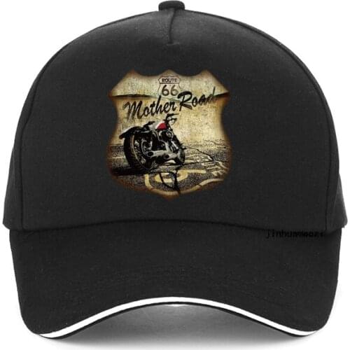 Route 66 America Highway Baseball cap Retro Men summer dad cap usa 66 highway Cycling hat Unisex adjustable hip hop snapback hat