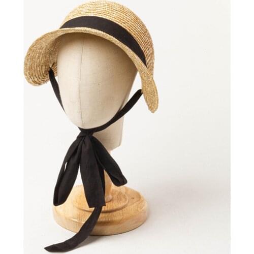 Kids Girls Straw Hat Summer Sun Hats Baseball Bucket Caps Equestrian Cap