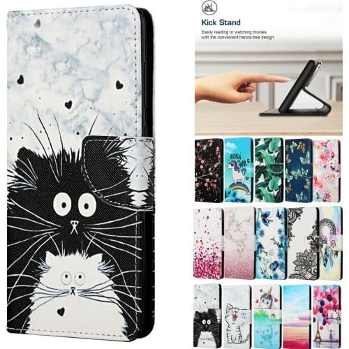 Flip Leather Case For Coque Xiaomi Redmi 7 Case Redmi 9C 5 Plus Note 9s 9 5 6 7 4X Pro Case Cover Wallet Cover Stand Phone Case