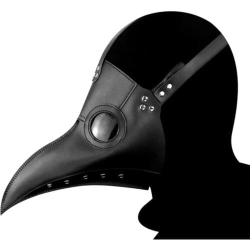 SzBlaZe Plague Doctor Bird Mask Long Nose Beak Cosplay Halloween Steampunk Costume Holiday party Props