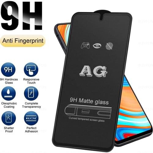 Frosted Matte 9H Tempered Glass For Xiaomi redmi note 9 Pro Screen Protector for xiaomi xiomi mi 9t pro reymi9 a c glass film