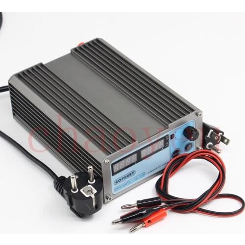 Mini cps-3205II DC Power Supply + Banana clip wire (EU UK US) adapter OVP/OCP/OTP low power 110V - 230V 0-32v 0-5A CPS-3205