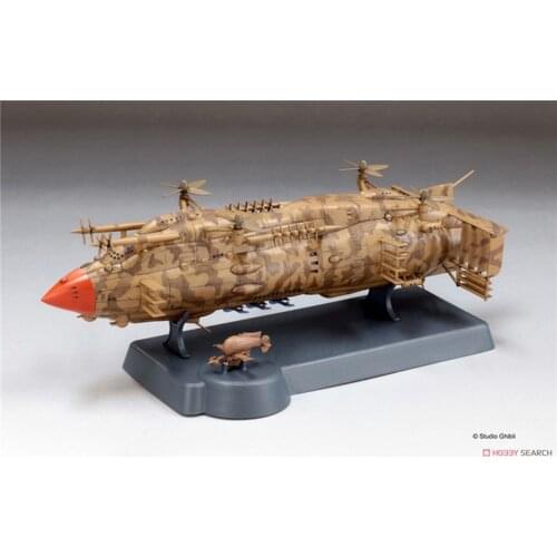 FINEMOLDS Hayao Miyazaki Castle in the Sky Flying Battleship Goliath Attached Soldier Assembly Model
