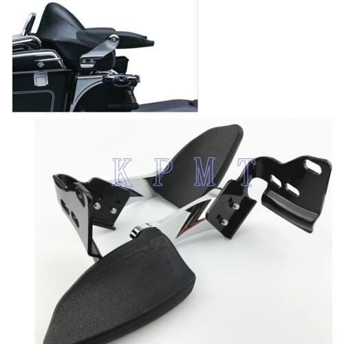 Motorcycle For Harley Touring Street Glide Road Kings 1997-2013 Rear Seat Arm Rest Passenger Handrails Armrests