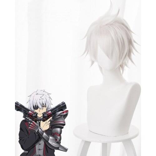 Ordinary career makes the worlds strongest Nan Yunshi gray anti-upturned short hair cosplay anime wig