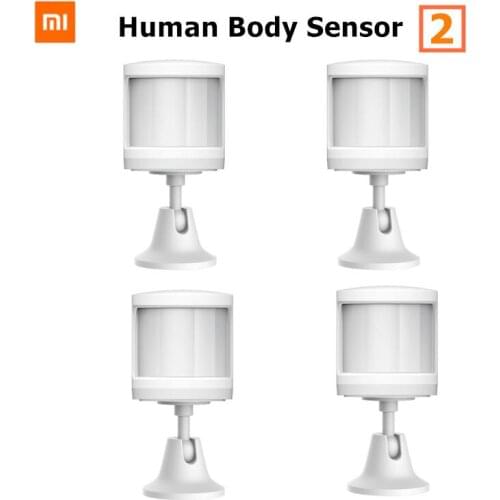 Original Xiaomi Mi Motion Sensor 2 Human Body Sensitive Ambient Light Dark Transducer Bracket Bluetooth Mesh Work With Mihome