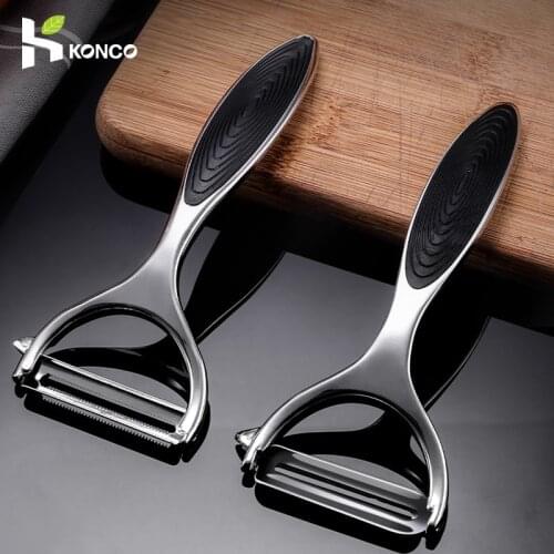 Kitchen Peeler Fruit and Vegetable Peeler Stainless Steel Rotary Super Sharp Food Peeler Kitchen Gadget