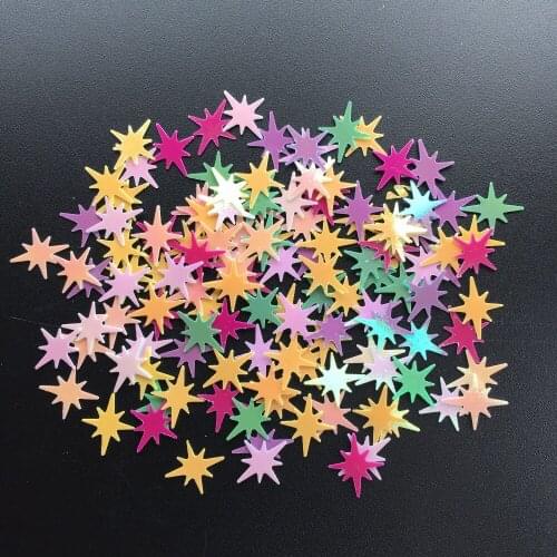 30g/50g 9*7.6mm Flat X Star Loose Sequin Paillette Sewing,Wedding Craft,Women Kids,Clothes,Shoes,Hat DIY Garment Accessory