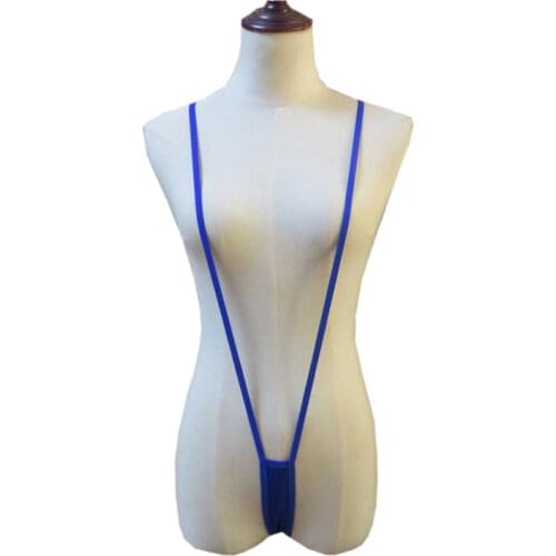 Sexy bikini swimwear women swimsuit one piece biquini bikinis Candy colors String Shoulder strap Big V Dew point spa Sunbathing