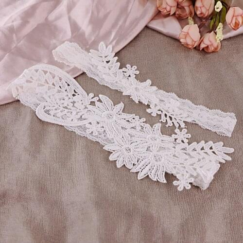 Handmade Fast Shipping Sexy Lace Wedding Garter White Sexy Bridal Garter for Women Female Bride Thigh Ring Bridal Leg Garter