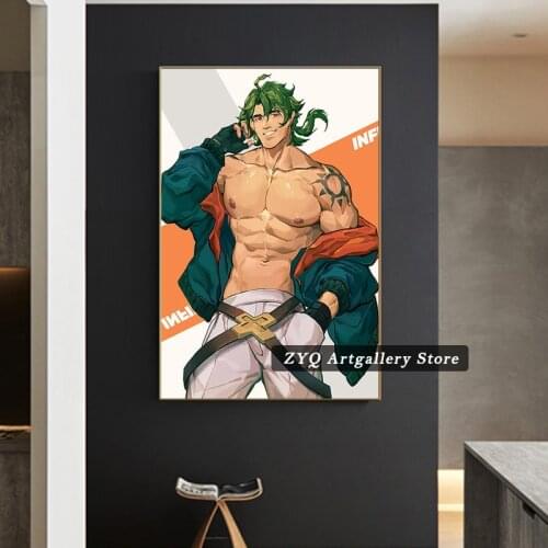 SK8 the Infinity Abdominal muscles Boy Pictures Canvas Art Picture Prints Home Decor Wall Poster Decoration For Living Room