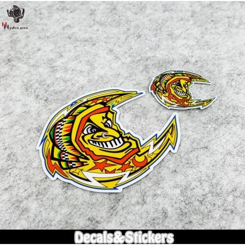 NO.LN145 Moon Rossi 3M Material Reflective Stickers MOTO GP Car Sticker Decals Racing Stickers Motorcycle