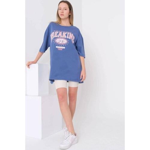 Addax BREAKING Printed Oversize T-shirt