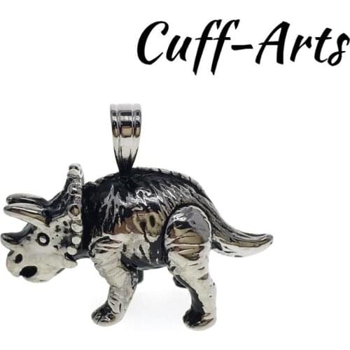 Triceratops Pendant Fashion Jewelry Dinosaur Pendant By Cuffarts P10197