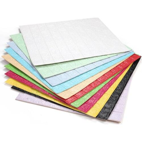 3D Wall Stickers Imitation Brick Bedroom Decor Waterproof Self-adhesive Wallpaper For Living Room Kitchen TV Backdrop Decor