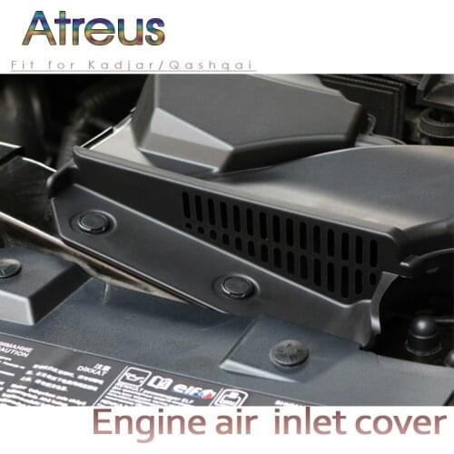 Atreus For 2014-2018 Renault Kadjar Nissan Qashqai J11 Car Engine Air Inlet Vent Protective Cover Sticker Protection Accessories