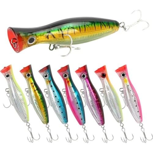 1pc 43g 120mm Water Impact Popper Fishing Lures Artificial Bait