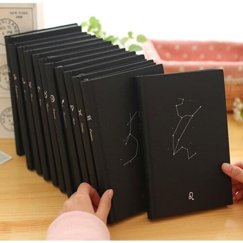 32K Twelve Constellation Paper Basis Originality Notebook Stationery diary Notepad School supplies