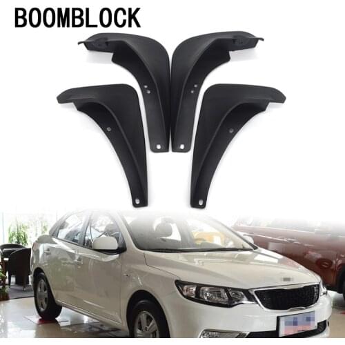 4pc Car Front Rear Mud Flaps Mud Flap Mudguards Fender For KIA Cerato Forte 2008 2009 2010 2011 2012 4Doors Sedan Accessories