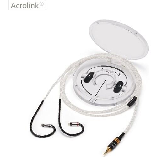 Acrolink 16 Core Upgraded Silver Plated Earbuds with 0.78mm 2 Pins Interface for 2.5 XLR Detachable Stereo Audio Headphone Cable