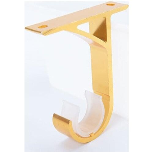 Aluminium Alloy Curtain Bracket Drapery Bracket Fit Drape Rods Curtain Fixed Holder Modern Window Home Decor