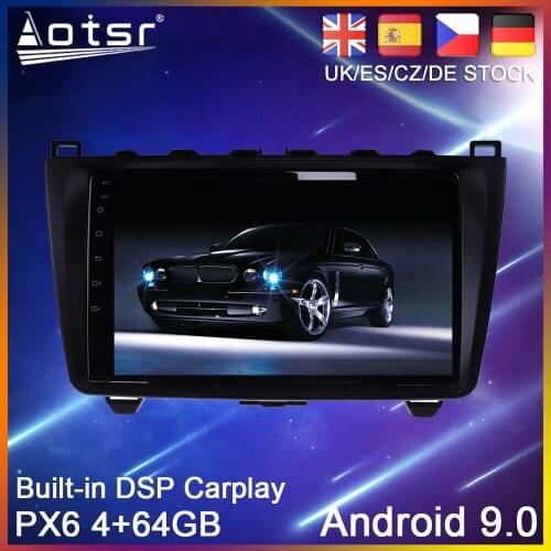 Android 10.0 PX6 64G Car radio Player GPS Navigation For Mazda 6 2 3 GH 2007-2012 Auto Stereo Multimedia Video Player HeadUnit