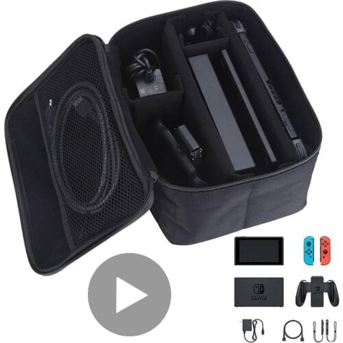 Carry Case For Nintendo Switch Bag Carrying Suitcase Game Card Storage Pouch Cover Nintedo Nitendo Swich Swith Big Accessories