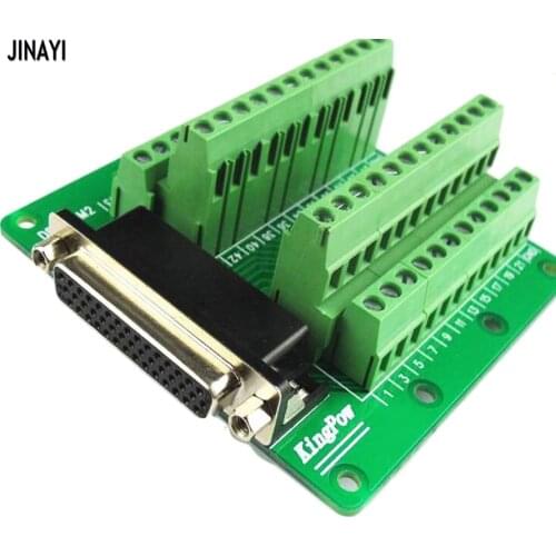 DB44 44 Pin D-SUB DR-44 Male Female Terminal PCB Module Breakout Board Adapter Connector