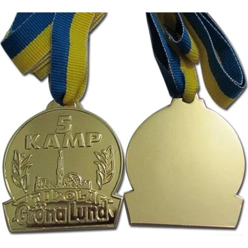 Cheap Marathon Running Competition Medal Customized Zinc Alloy Gold Medal
