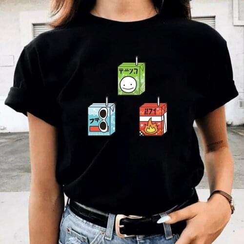 Anime Dream Smp Juice Box T-Shirt Summer Men Shirts Harajuku Tee Shirt Hip Hop Casual Unisex Streetwear Tshirts Kawaii Clothing