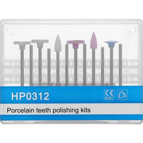 HP0312 Porcelain Teeth Polishing Kit Used for Dental Low-Speed Handpiece Teeth Whitening Oral Hygiene