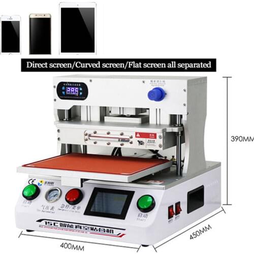 15C OCA Laminating Machine MAX 15 Inches Touch Screen Control Laminator for LCD Screen Repair with Temperature Setting Function