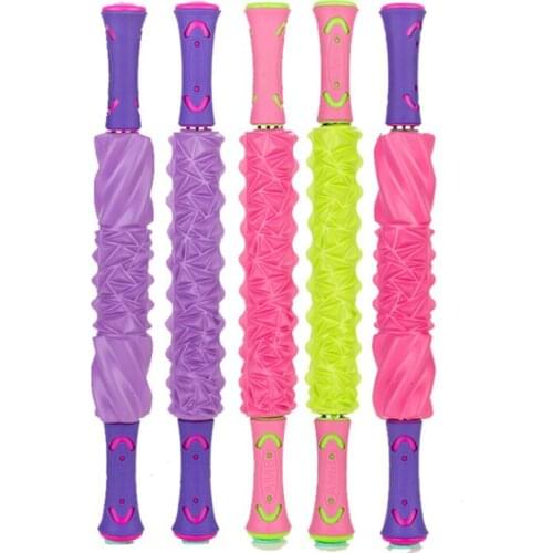 Relax Muscle Massager Stick Gear Fascia Stick Sports Fitness Roller Yoga Massager Roller Stretch Bar