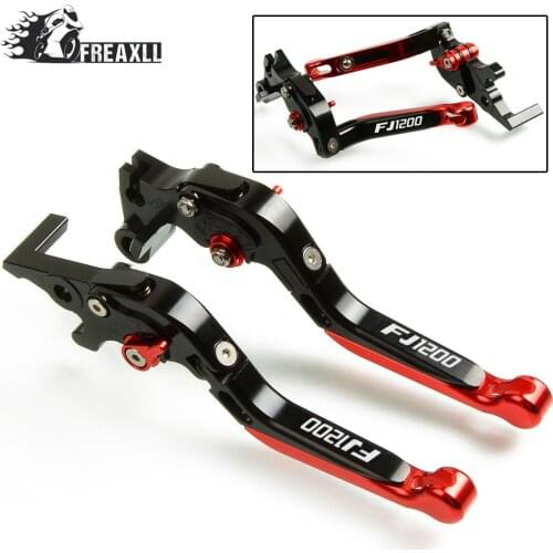 Motorcycle Brake Clutch Levers Adjustable Folding Handle Motor Accessories For YAMAHA FJ1200 FJ 1200 1986 1987 1988 1990-1997