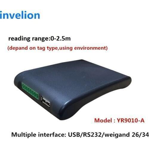 1-2m passive uhf rfid integrated reader usb gen2 epc 2dbi rfid antenna rs232 wiegand interface cache 200 tags epc memory