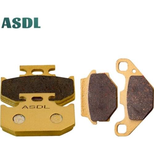 Motorcycle Front and Rear Brake Pads For Kawasaki KDX 200 E1-E4 1986-1992 #c