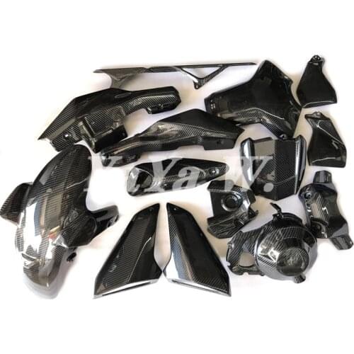 Real Full Carbon Fiber Of The Whole Fairings Kit Fit For Yamaha MT09 2014 2015 2016 Motorcycle MT09 2014-2016 Bodywork Fairings