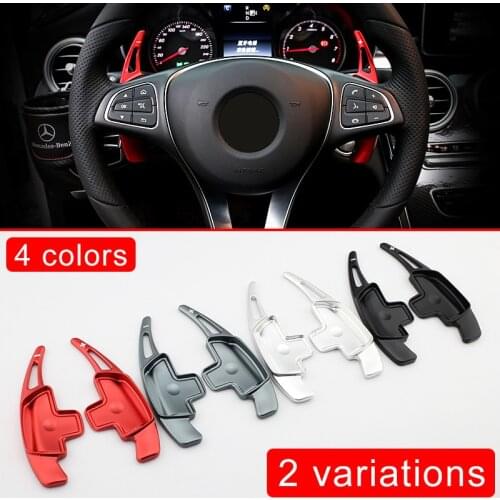 Steering Wheel Shift For Mercedes-Benz W205 W212 X253 W166 W176 W246 W222 C117 W218 X156 C253 C292 Interior Gear Accessory Trims
