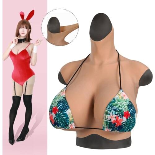 S Cup Transgender Huge Breast Forms for Crossdresser Silicone Artificial Realistic Big Fake Boobs Shemale Drag Queen Mastectomy