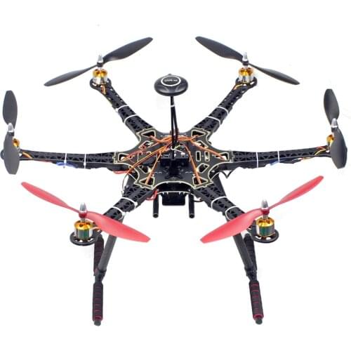 S550 DIY Drone Kit Unassembly PNF 6-Axle Helicopter PIX4 Flight Control + 30A ESC +930KV Brushless Motors +1045 Paddles Drone